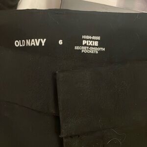 Old navy black pixie pants
